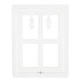 thumbnail image 1 of Pet Small Size Dog Cat Removable Door with Magnetic Flap Supply Simple InstallationWhite Small, 1 of 9