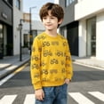 thumbnail image 6 of Asxite Toddler Tops Long Sleeve Sweatshirt Casual Loose Print Fall Winter 1-7 Y, 6 of 7