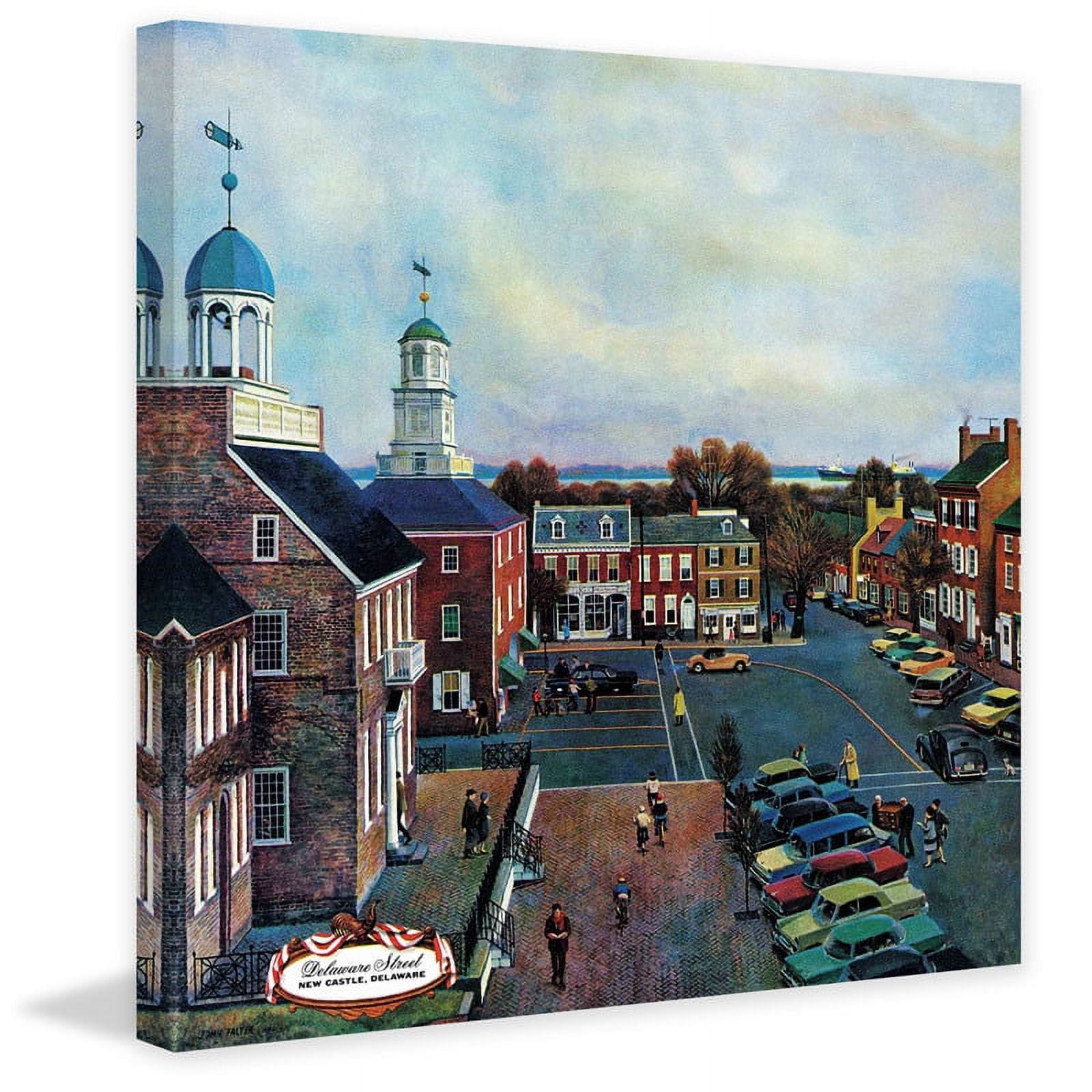 Marmont Hill "Delaware Street" Painting Print on Canvas
