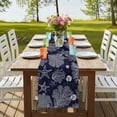 thumbnail image 4 of Table Runners 72 Inches Long Dress Scarves, Navy Blue Coastal Farmhouse Kitchen/Dining Table Runner, Coffee Tablerunners, Starfish Coral Summer Beach Ocean 16x72 Inch, 4 of 9