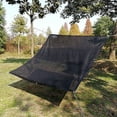 thumbnail image 3 of Costyle 70% Sun-Block Shade Cloth Net Mesh Shade Sail with Grommets for Garden Patio Pool 10' X 20', Black, 3 of 11