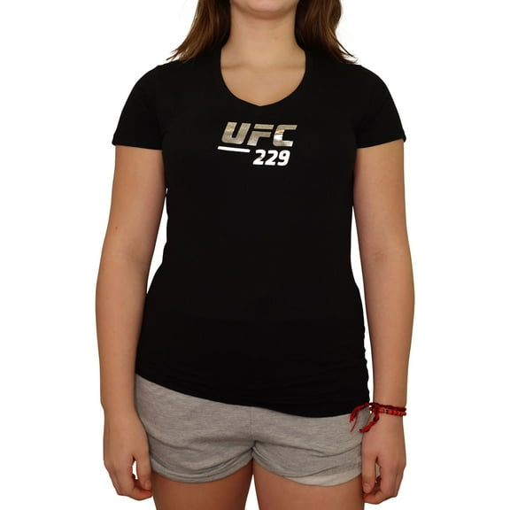 UFC Womens 229 Khabib Vs McGregor Graphic T-Shirt, Black, Small