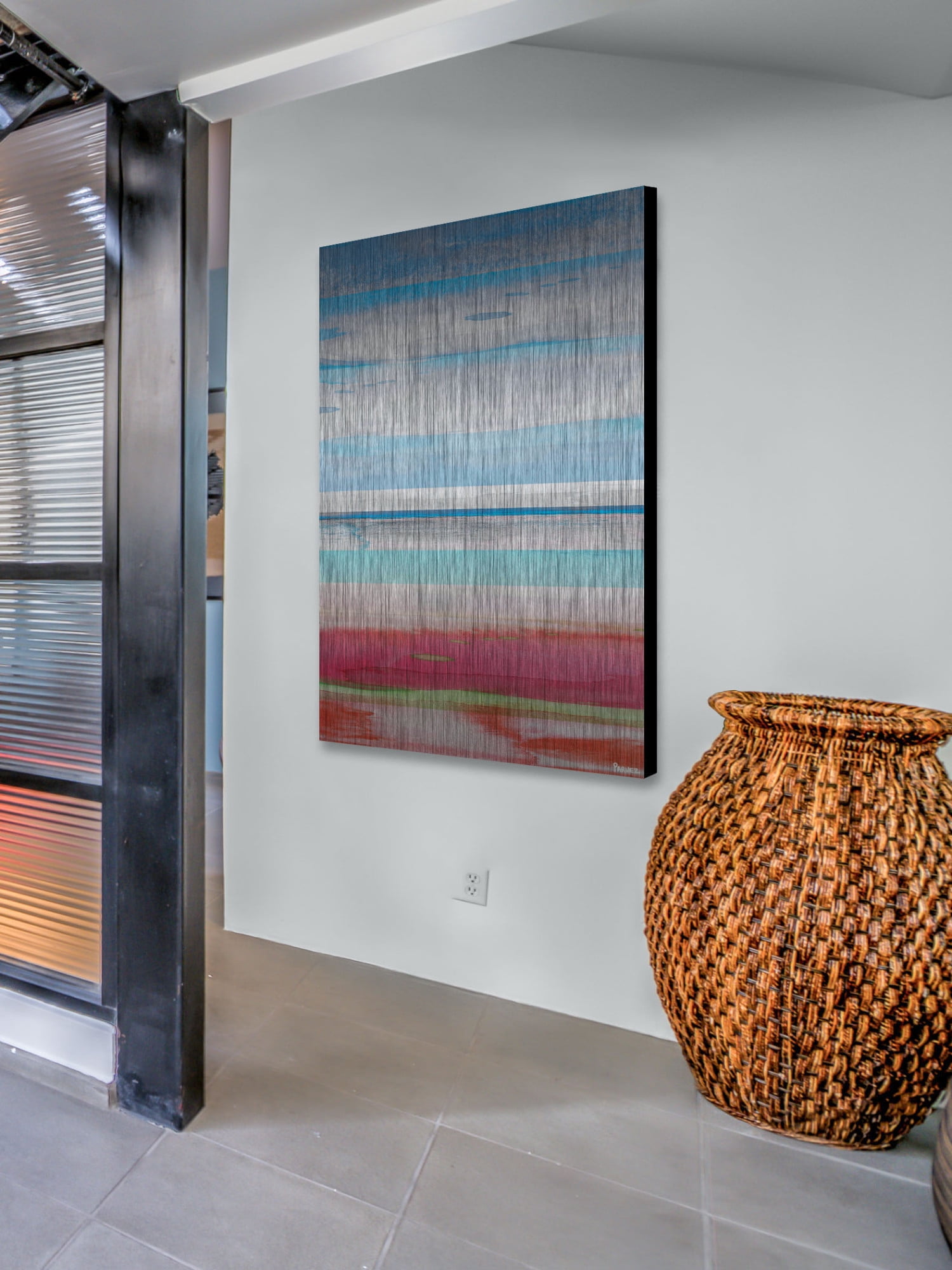 Parvez Taj "Dhermi" Print on Brushed Aluminum