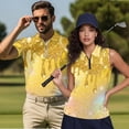 thumbnail image 2 of HUIACONG Glitter His and Hers Matching Golf Sets Couples Matching Wear Sleeveless Golf Tops for Women Lightweight Mens Short Sleeve Collared Golf Shirt Man S, 2 of 6