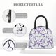 thumbnail image 4 of Fotbe Lavender Flowers Bolsa de Almuerzo con Estampado, Lonchera Aislada, Contenedor de Comida Reutilizable Tipo Cooler a Prueba de Fugas, 4 of 6
