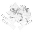 thumbnail image 3 of Lotto Scratcher Transparent 20Pcs 2.24X0.86X0.39in Plastic, 3 of 6
