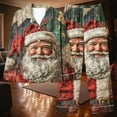 thumbnail image 2 of Tnhcen Christmas Themed Pajamas Set for Women Soft V-Neck Button Shirt and Pants Elegant Nightwear Cozy Home Clothes S-3XL, 2 of 6
