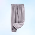 thumbnail image 6 of Lenpel Toddler Baggy Joggers Unisex Girls Boys Summer Elastic Waist Cinch Boston Pull on Pants Lightweight Casual Trousers 2-10 Y, 6 of 7