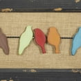 thumbnail image 5 of DecMode Multi Colored Wooden Bird Wall Decor, 5 of 9