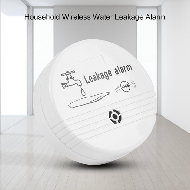 Detector De Fugas De Agua Inalámbrico Para El Hogar De 90 Db, Sensor De Alarma De Fugas De Agua Para El Baño De La Cocina Del Hogar seitruly EL007108-00