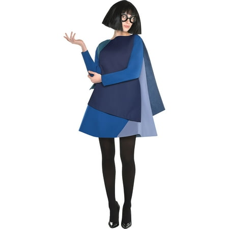 Incredibles 2 Edna Mode Halloween Costume for Women, Large, with Accessories
