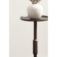 thumbnail image 3 of Kate and Laurel Truxton Modern Round Metal Drink Table, 9 x 9 x 22, Bronze, Transitional Cast Aluminum Pedestal Table for Use as Indoor Plant Stand or Living Room Decor, 3 of 8