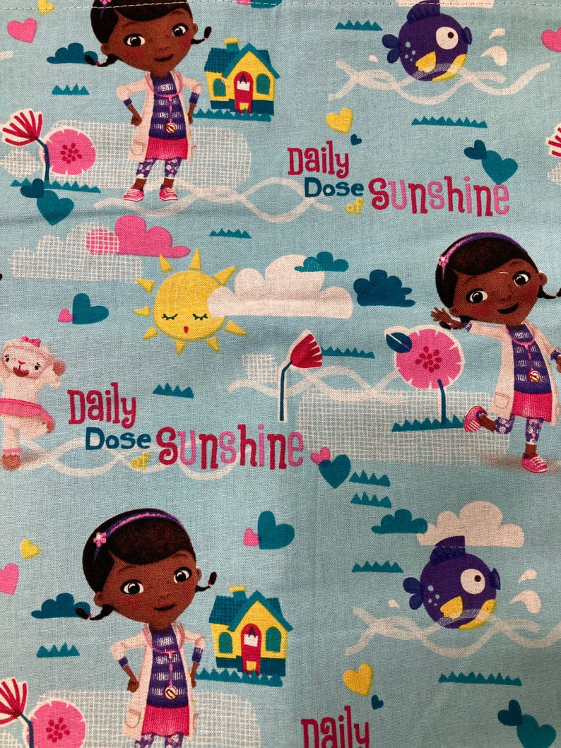 1 Doc McStuffin Daily Dose Of Sunshine  Cotton Toddler/Travel Size Pillowcase 