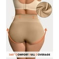 thumbnail image 4 of Shapewear Panties for Women Tummy Control Underwear Mid Wasited Invisible Butt Lifting Shaping Brief, 4 of 8