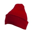thumbnail image 1 of Top Headwear Cable Knit Long Winter Beanie - Red, 1 of 2