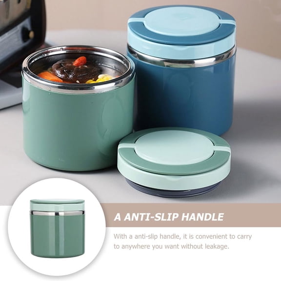 Homelyt Stainless Steel Lunch Box Thermos for Hot Food Vacuum Insulated Food Jar Wide Mouth Soup Thermos Lunch Container for Office Travel and Outdoor Meals