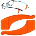 thumbnail image 3 of Soft Silicone Glasses Ear Grips, Eye Glasses Ear Grippers, Anchor Glasses Grip, Flexible Anti‑Slip Eyewear Retainer Hooks, Comfort Behind‑Ear Holders for Sports and Outdoor Activities 15Pairs Orange, 3 of 5