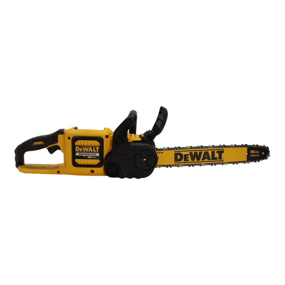 DEWALT DCCS670B-NBX 60V MAX FlexVolt Cordless Chainsaw, 16-Inch Bar and Chain, Brushless Motor, High Efficiency Outdoor Power Tool, Bare Tool Only