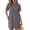 Medium Gray, variant on Ekouaer Nightgowns for Women Cotton Sleep Shirts Tshirt Nightshirt Casual Sleepdress Sleepwear with Pockets