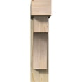 thumbnail image 2 of Ekena Millwork 8"W x 30"D x 34"H Westlake Block Rough Sawn Bracket w/ Offset Brace, Douglas Fir, 2 of 25