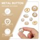 thumbnail image 5 of Uxcell 15pcs Botones de Metal 20mm Redondos de Perla para Manualidades de Vestidos, Dorado, 5 of 7