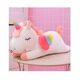thumbnail image 3 of 50cmunicornio Pony De Peluche Xtellar color blanco Arcoiris Tipo Pegaso Almohada, 3 of 5
