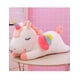 thumbnail image 3 of 50cmunicornio Pony De Peluche Xtellar color blanco Arcoiris Tipo Pegaso Almohada, 3 of 5