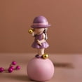thumbnail image 3 of Escultura de figura de dibujos animados elegante, adorno, estatua en miniatura, estantería, manualidades A_Girl_Purple, 3 of 8