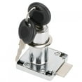 thumbnail image 2 of Household Supplies,3Pcs/Set Desk Drawer Lock Mailbox Lock Drawer Hardware Sleek Aesthetic, 2 of 7