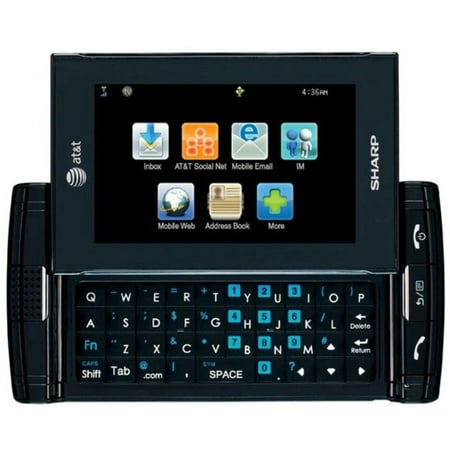 Refurbished Sharp FX STX-2 Slider Phone with Touchscreen, QWERTY Keyboard, 2MP Camera, Mobile TV, Blueooth and microSD Slot (AT&T (Best Blackberry Qwerty Phones)