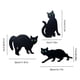 thumbnail image 3 of 3pcs Gato Garden Scarer Cat Outdoor Decorative Stakes For Home Decor, 3 of 3