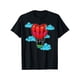 thumbnail image 2 of Romantic Love Heart Print Men's T-Shirt - 100% Cotton, Short Sleeve, Crew Neck | Perfect for ValentiCamisetas para mujer, lindas camisetas con estampado gráfico, de manga corta, estilo casual, para ve, 2 of 6