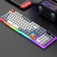 thumbnail image 6 of Zeiwohndc LED Backlit Large Size USB Corded Mechanical Feeling Multimedia PC Gaming, 6 of 10