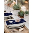 thumbnail image 6 of Cloth Napkins 1 Piece - 20x20 Inches, Golf Ball Washable Reusable Table Napkins, Navy Blue Monochrome Sport Soft & Absortbent Dining Napkin for Party Wedding Hotel Restaurant, 6 of 8