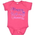 thumbnail image 3 of Inktastic Purple Happy Birthday Mommy Boys or Girls Baby Bodysuit, 3 of 5