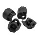 thumbnail image 4 of 4 piezas de repuesto para tapa protectora de choque, tapa anticolisión, piezas de repuesto para amortiguador RC negro, 4 of 9