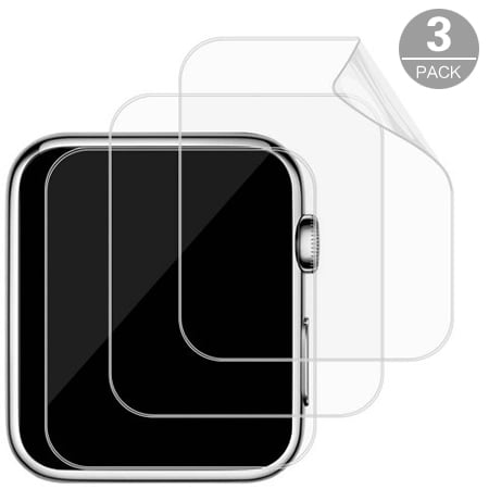 3-Pack JETech SOFTOUGH 42mm TPE Ultra HD Screen Protector for Apple Watch