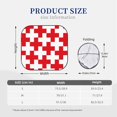 thumbnail image 3 of Fotbe Red Cross 1 Juego de 2 Piezas de Parasoles para Parabrisas | Bloqueador Solar para Auto | Accesorios Plegables para Protección Solar Interior-Large, 3 of 6