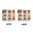 thumbnail image 7 of FORMRS 13"-13.3" Laptop Sleeve Protective Case Soft Carrying Quilted Computer Bag Cover, Pink Cakes, 7 of 7