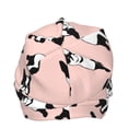 thumbnail image 4 of Salouo French Bulldog1 Print Unisex Beanie Hat,Knitted Baggy Skull Cap Winter Warm Hats Beanie Sleep Hats Cancer Headwear Caps for Women & Men 1 Pieces, 4 of 7