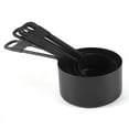 thumbnail image 5 of MERRYHAPY Black Measuring Cups Set with Easy-Grip Handles, Kitchen Measuring Tools for Accurate Liquid and Dry Ingredients, 16x7x4.5 Inches, 5 of 5