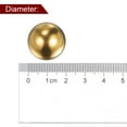 thumbnail image 4 of Uxcell 20mm Precision Solid Brass Bearing Balls for Bearings Valves Decoration 4 Pack, 4 of 5