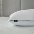 thumbnail image 3 of Serta 233 Thread Count Summer And Winter White Goose Feather Bed Pillow, 3 of 4