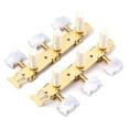 thumbnail image 2 of KAKOWELY Guitar Tuner Keys Classical Guitar Assembly Tuner Tuning Keys Pegs Machine Head (Gold)4.55"X1.65"X1.65", 2 of 4