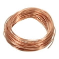 thumbnail image 1 of Unique Bargains 49 Feet Solid Bare Copper Wire 16 Gauge 99.9% Pure Copper Wire 1.6mm Soft Beading Wire, 1 of 6