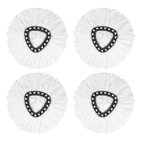 360 Deg Rotating Microfiber Head Refill Replacement f/ ning Mop House Room Floor