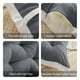 thumbnail image 4 of Almohada de Cabecera, 50x60cm, gris oscuro, 4 of 6