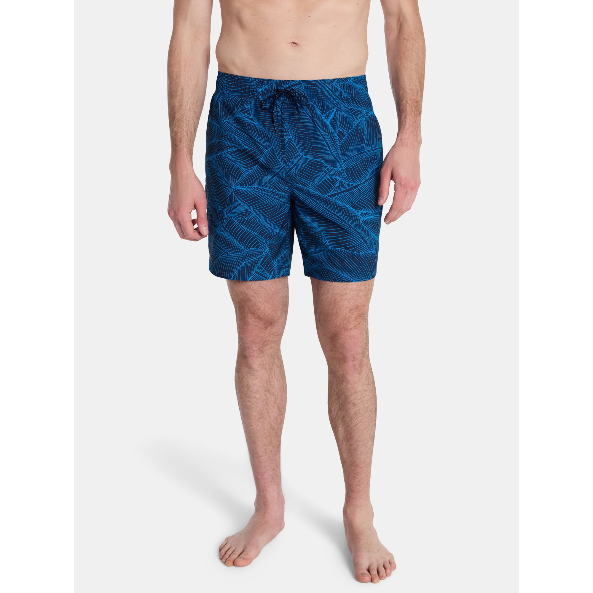 Laguna Men's Swim Trunks with Comfort Liner, 7" Inseam, Sizes M-2XL