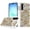 Gold, variant on For Samsung A17 5G Case Full Bling Hearts 3D Jewel Ornaments + Tempered Glass