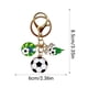 thumbnail image 3 of Llavero con colgante de fútbol | Adorno metálico para coche y recuerdo para aficionados al deporte | Regalo y recuerdo para aficionados al fútbol, 3 of 5